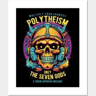 Polytheism Skull Posters and Art